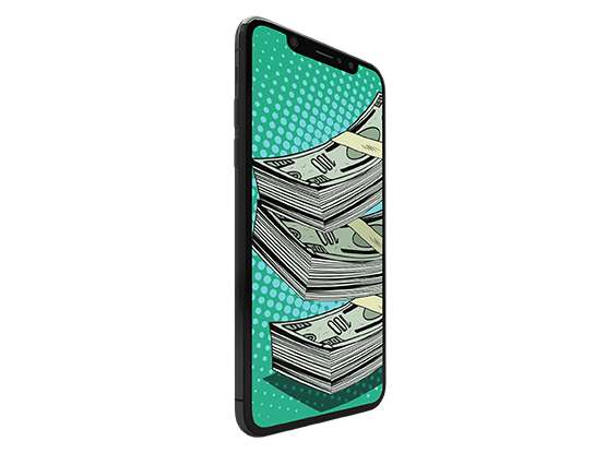 Cash Trade in<br> <span>For Phones</span>